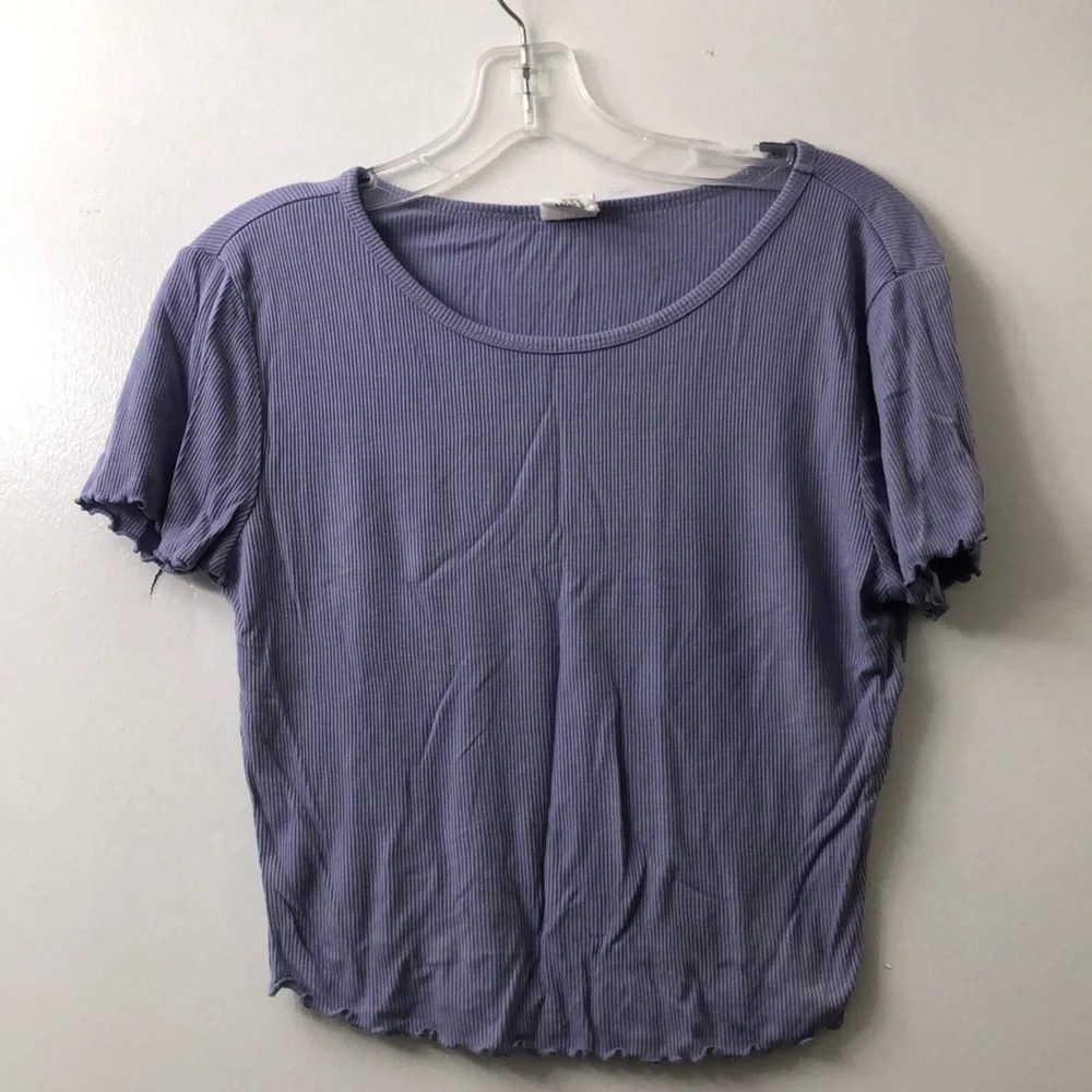 Destined purple crop top